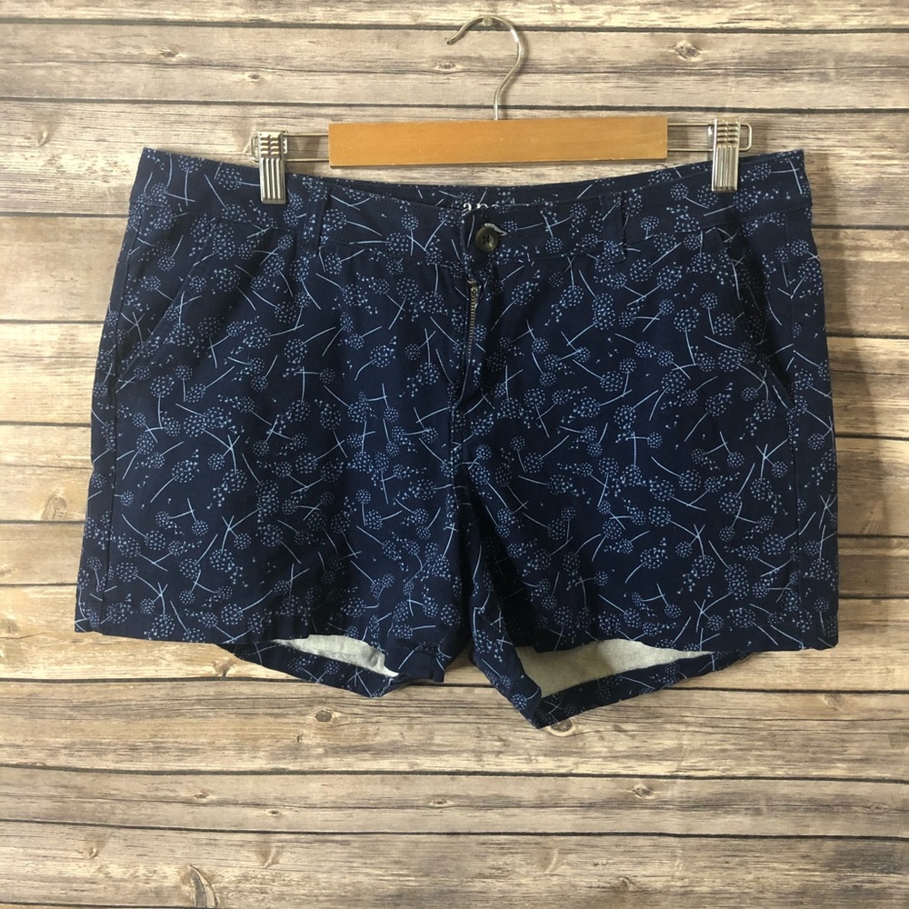 Blue A.N.A. Twill Shorts